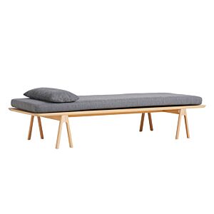 WOUD Level Daybed bank-Eiken-Grey