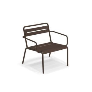 EMU Star fauteuil - aluminium-Indian Brown
