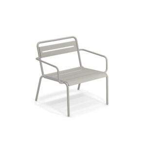 EMU Star fauteuil - aluminium-Cement grey
