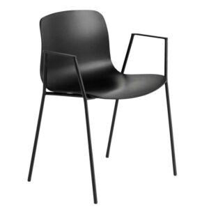 HAY About a Chair AAC18 zwart onderstel stoel-Zwart