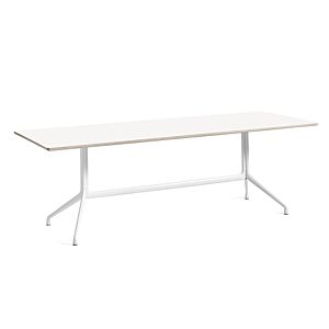Hay AAT10 wit onderstel tafel-220x90 cm