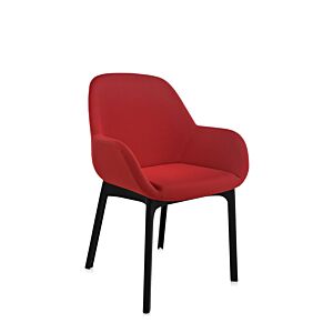 Kartell Clap stoel-Zwart-Rood