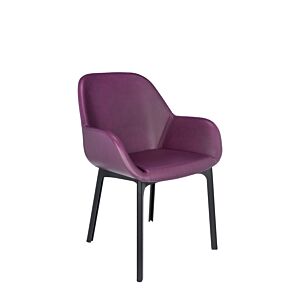 Kartell Clap PVC stoel-Prune-Zwart