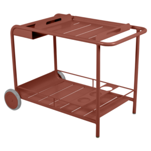 Fermob Luxembourg trolley-Red Ochre