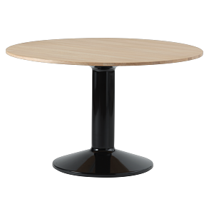 Muuto Midst tafel-Oiled Oak/Black-∅ 120 cm