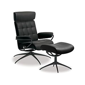 Stressless London low back relaxfauteuil + hocker OUTLET