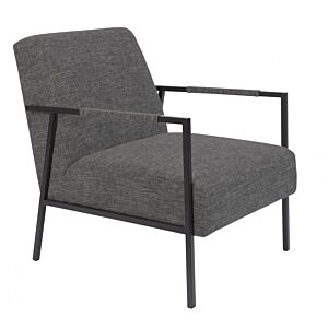 vanHarte Wakasan lounge stoel-Dark grey
