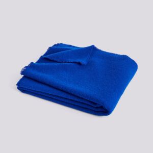 HAY Mono Blanket plaid-Dark Ultramarine
