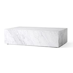 MENU Plinth Low salontafel-White Carrara