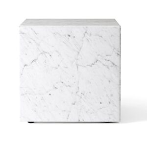 Audo Copenhagen Plinth Cubic bijzettafel-White Carrara