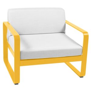Fermob Bellevie fauteuil met off-white zitkussen-Honey