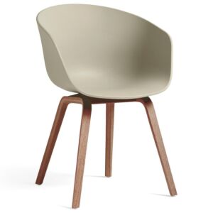HAY About a Chair AAC22 stoel Walnoot onderstel-Pastel green