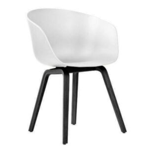 HAY About a Chair AAC22 stoel-Frame zwart-White OUTLET