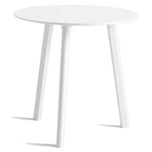 HAY CPH Deux 220 tafel-Pearl white-75x73 cm (Øxh)-Water-based beukenhout