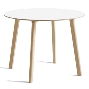 HAY CPH Deux 220 tafel-Pearl white-98x73 cm (Øxh)-Massief beuken onbehandeld