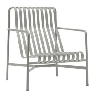HAY Palissade Lounge Chair High stoel-Sky Grey