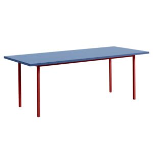 HAY Two-Colour tafel-Red - Blue-200x90x74 cm