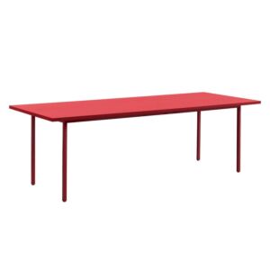 HAY Two-Colour tafel-Red - Red-240x90x74 cm
