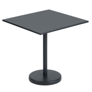 muuto Linear Steel vierkant tafel-Black