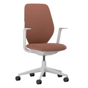Vitra ACX Soft bureaustoel-Terracotta-Soft Grey