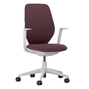 Vitra ACX Soft bureaustoel-Dark red-Soft Grey