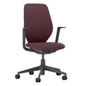 Vitra ACX Soft bureaustoel-Dark red-Zwart