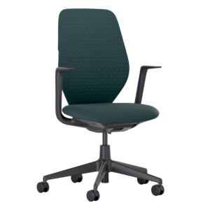 Vitra ACX Soft bureaustoel-Pine green-Zwart