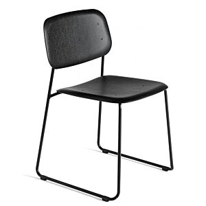 HAY Soft Edge 50 Sled stoel zwart onderstel-Black