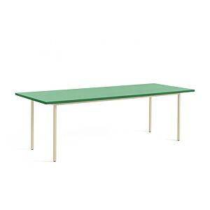 HAY Two-Colour tafel-Ivory - Green Mint-240x90x74 cm OUTLET