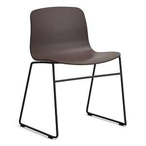 HAY About a Chair AAC08 zwart onderstel stoel-Raisin