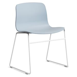 HAY About a Chair AAC08 wit onderstel stoel- Slate Blue