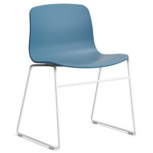 HAY About a Chair AAC08 wit onderstel stoel - Azure Blue