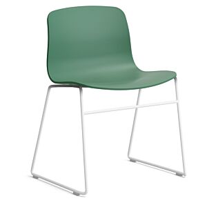 HAY About a Chair AAC08 wit onderstel stoel- Teal Green
