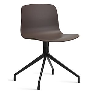 HAY About a Chair AAC10 zwart onderstel stoel- Raisin