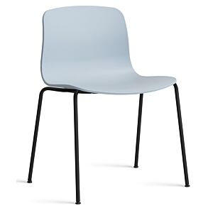 HAY About a Chair AAC16 zwart onderstel stoel-Slate Blue