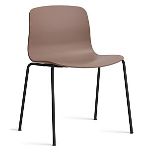 HAY About a Chair AAC16 zwart onderstel stoel- Soft Brick