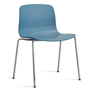 HAY About a Chair AAC16 chroom onderstel stoel- Azure Blue