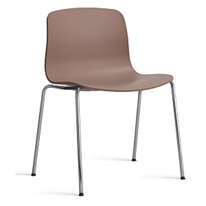 HAY About a Chair AAC16 chroom onderstel stoel- Soft Brick
