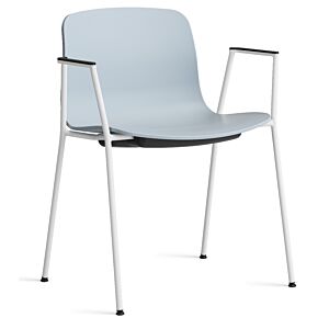 HAY About a Chair AAC18 wit onderstel stoel-Slate Blue