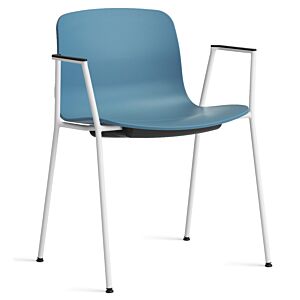 HAY About a Chair AAC18 wit onderstel stoel- Azure Blue
