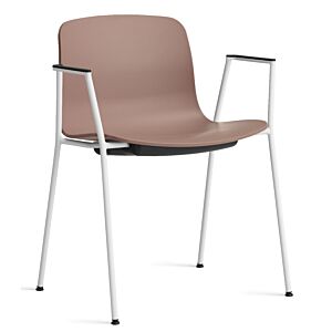 HAY About a Chair AAC18 wit onderstel stoel- Soft Brick