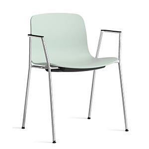 HAY About a Chair AAC18 chroom onderstel stoel-Dusty Mint