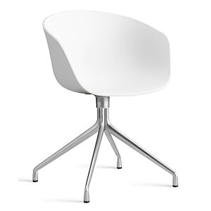 HAY About a Chair AAC20 chroom onderstel stoel- White