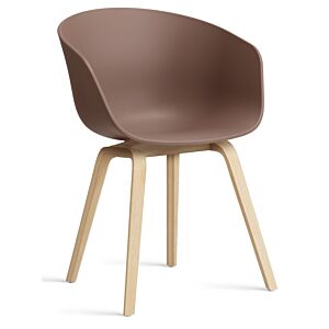 HAY About a Chair AAC22 stoel zeep onderstel-Soft Brick