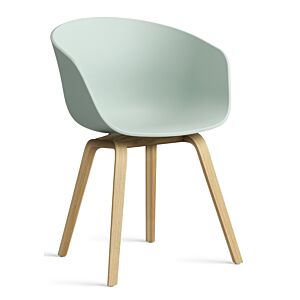 HAY About a Chair AAC22 stoel gelakt onderstel-Dusty Mint