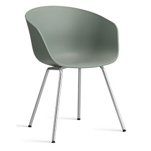 HAY About a Chair AAC26 - chrome onderstel-Fall Green