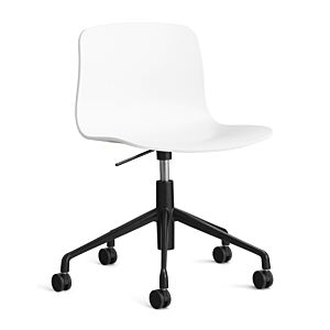 HAY About a Chair AAC50 gasveer bureaustoel - zwart onderstel-White