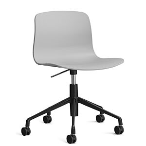 HAY About a Chair AAC50 gasveer bureaustoel - zwart onderstel-Concrete grey