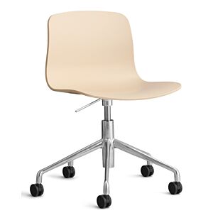 HAY About a Chair AAC50 gasveer bureaustoel - chrome onderstel-Pale Peach