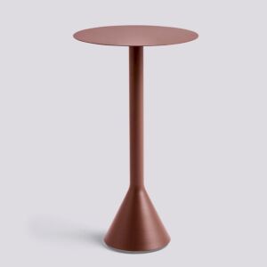 HAY Palissade Cone rond tafel-Iron Red-60x105 cm (Øxh)